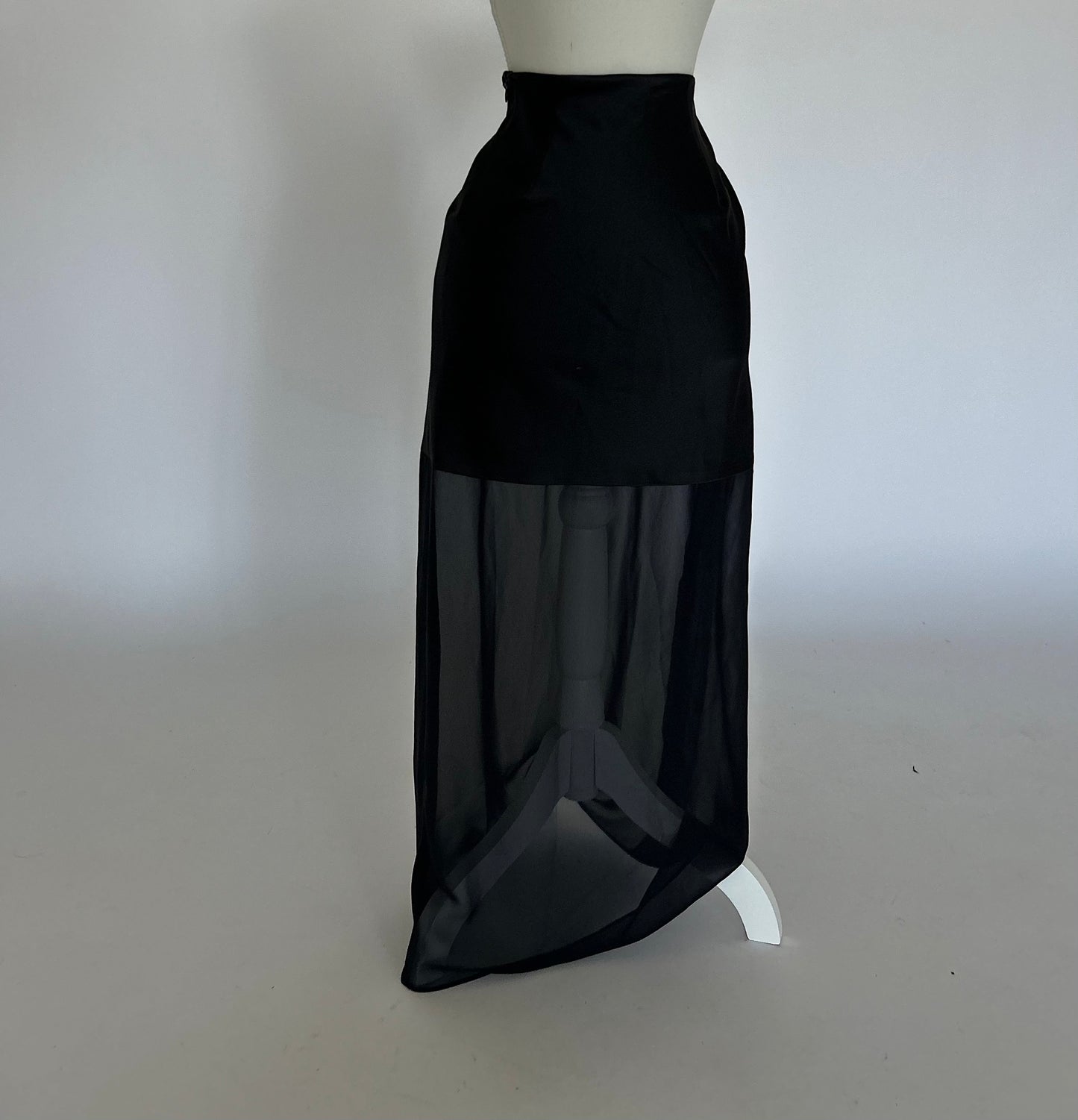 Silk Stitched Chiffon Skirt